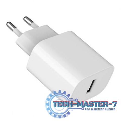 Ładowarka USB-A 2.4A biała Ładowarka USB-A 2.4A biała