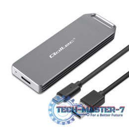 Mini obudowa na dysk M.2 SSD | NVMe | PCIe | USB3.1 | Super speed10Gb/s | 2TB | Srebrna