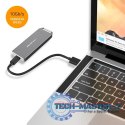 Mini obudowa na dysk M.2 SSD | NVMe | PCIe | USB3.1 | Super speed10Gb/s | 2TB | Srebrna