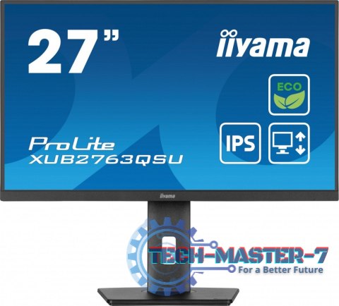 Monitor 27 cali ProLite XUB2763QSU-B1 IPS,QHD,HAS,100Hz