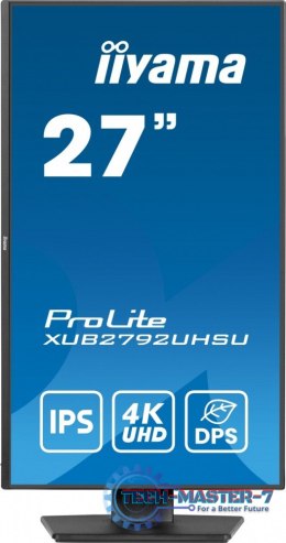 Monitor 27 cali XUB2792UHSU-B6,4K,IPS,DP,HDMI,USB-C
