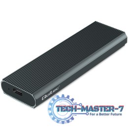 Obudowa na dysk M.2 SSD | NVMe | PCIe | USB3.1 | 10Gb/s | 4TB | Grafit