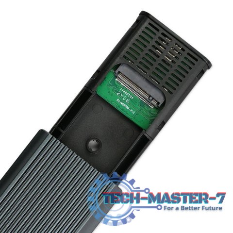 Obudowa na dysk M.2 SSD | NVMe | PCIe | USB3.1 | 10Gb/s | 4TB | Grafit Obudowa na dysk M.2 SSD | NVMe | PCIe | USB3.1 | 10Gb/s | 4TB | Grafit