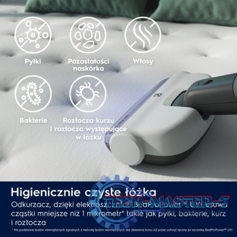 Odkurzacz pionowy Hygienic 500 Well UV ES52HB25SH 55 minut Odkurzacz pionowy Hygienic 500 Well UV ES52HB25SH 55 minut