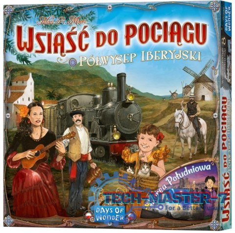 Gra Wsiąść do Pociągu: Kolekcja Map 8 - Półwysep Iberyjski i Korea Południowa Gra Wsiąść do Pociągu: Kolekcja Map 8 - Półwysep Iberyjski i Korea Południowa
