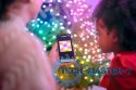Inteligentne lampki dekoracyjne Strings USB-C (Candies) 200 LED RGB, perły, zielony przewód, 12 m