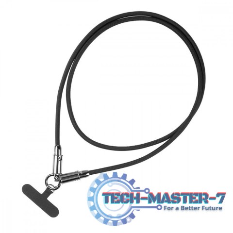 Kabel 2w1 USB C smycz 1.2 m czarny