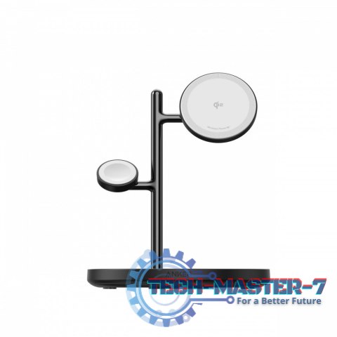 Ładowarka MagGo 3w1 Stand 15W Qi2 czarna Ładowarka MagGo 3w1 Stand 15W Qi2 czarna