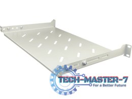 Półka stała 19 cali 1U głębokość 280mm Szara