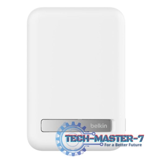 Powerbank ze standem 10000mAh Qi2 MagSafe Biały Powerbank ze standem 10000mAh Qi2 MagSafe Biały