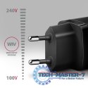 ACU-PD20 Ładowarka sieciowa PD 20W, 1x port USB-C, PD3.0/QC3.0/AFC/FCP/Apple Czarna