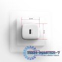 ACU-PD30W Ładowarka sieciowa PD 30W, 1x port USB-C, PD3.0/QC3.0/AFC/FCP/Apple Biała
