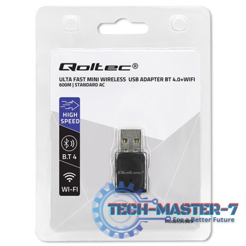 Adapter bezprzewodowy Ultra szybki mini WiFi Standard AC | BT 4.0USB | 600Mbps Adapter bezprzewodowy Ultra szybki mini WiFi Standard AC | BT 4.0USB | 600Mbps