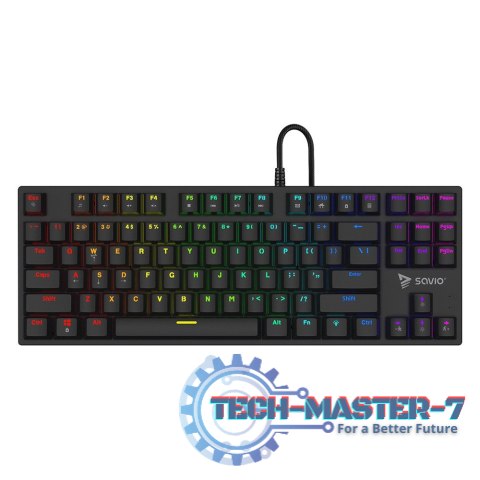 Klawiatura mechaniczna RGB Tempest X2 Outemu Blue Klawiatura mechaniczna RGB Tempest X2 Outemu Blue