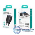Ładowarka sieciowa 30W GaN LED USB+USB-C CC229 Fast Charging Biała
