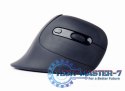 Mysz ergonomiczna 6 przycisków czarna