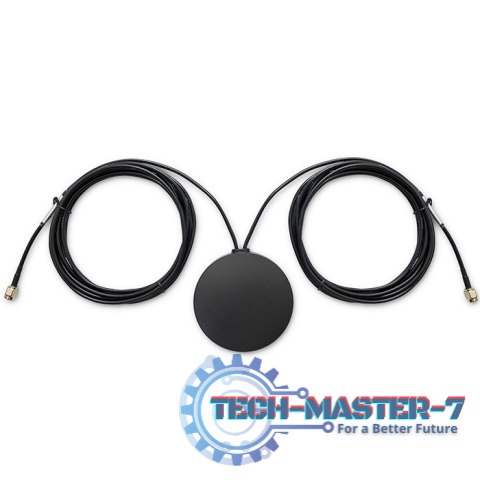 Antena GPS+4G, GLONASS dookólna | 28dBi | 50W | 2 x SMA męski | Zewnętrzna Antena GPS+4G, GLONASS dookólna | 28dBi | 50W | 2 x SMA męski | Zewnętrzna