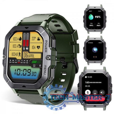 Smartwatch BT101 2.02\" zielony Smartwatch BT101 2.02\" zielony