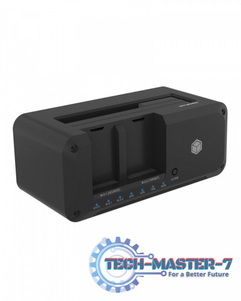 Stacja dokująca IB-2924MSCL-C31 Docking & CloneStation 1x 2,5"/3,5" do 1x M.2 NVMe & M.2 NVMe do M.2 NVMe