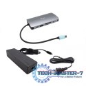 Stacja dokująca USB-C Metal Nano Dock HDMI/VGA with LAN + Universal Charger 100W