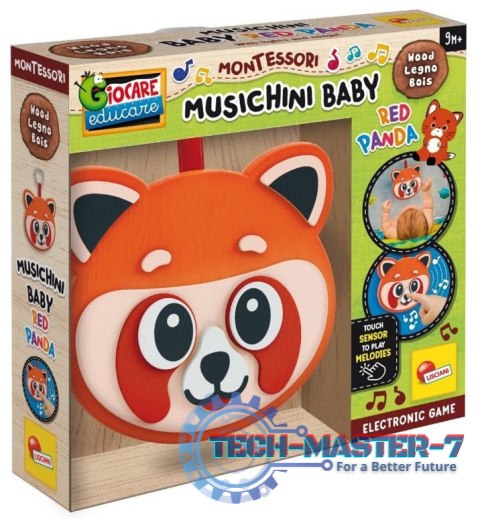 Zabawka Montessori Wood - Muzyczna panda Zabawka Montessori Wood - Muzyczna panda