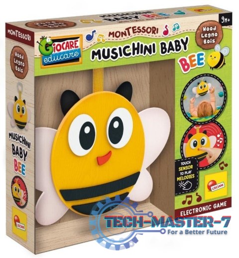 Zabawka Montessori Wood - Muzyczna pszczoła Zabawka Montessori Wood - Muzyczna pszczoła