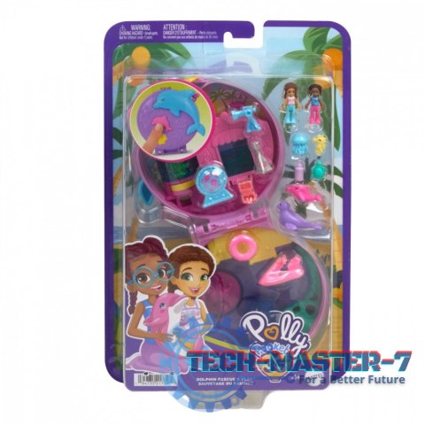 Zestaw figurek Polly Pocket Akwarium Delfina Zestaw kompaktowy Zestaw figurek Polly Pocket Akwarium Delfina Zestaw kompaktowy