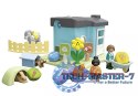 Zestaw z figurkami Junior 71690 Hotel dla zwierząt z dozownikiem pokarmu