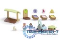 Zestaw z figurkami Junior 71691 Ekologiczny stragan z wózkiem widłowym