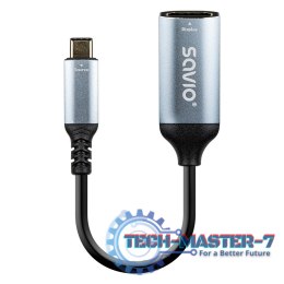 Adapter USB-C (M) - HDMI (F), 4K, 60Hz, aluminium, AK-78