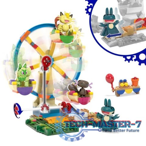Klocki Pokemon Diabelski młyn Klocki Pokemon Diabelski młyn