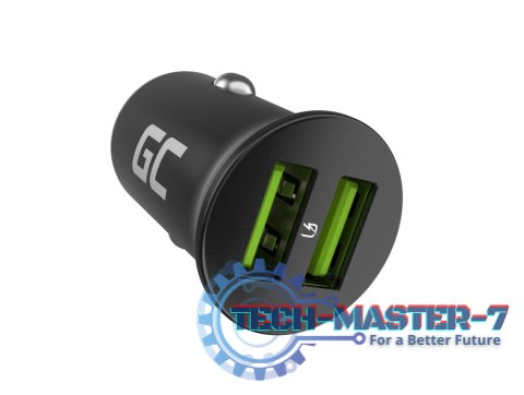 Ładowarka samochodowa GC PowerRide Nano36 36W 6A 2x USB-A Ładowarka samochodowa GC PowerRide Nano36 36W 6A 2x USB-A