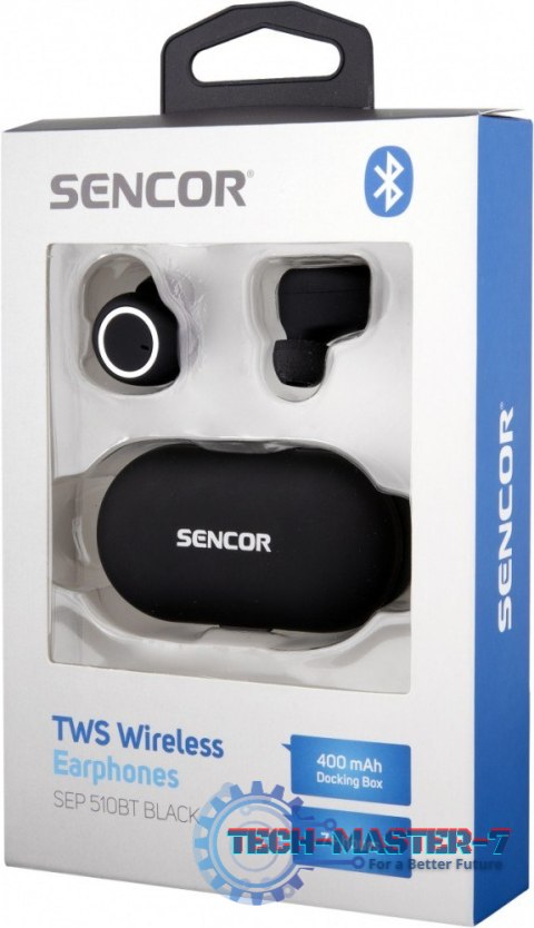 Słuchawki bluetooth douszne SEP 510BT BK TWS Słuchawki bluetooth douszne SEP 510BT BK TWS