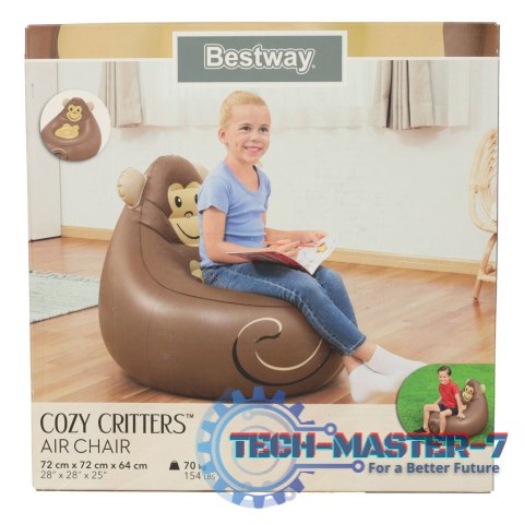 Fotel dmuchany puf BESTWAY 75116 małpka Fotel dmuchany puf BESTWAY 75116 małpka