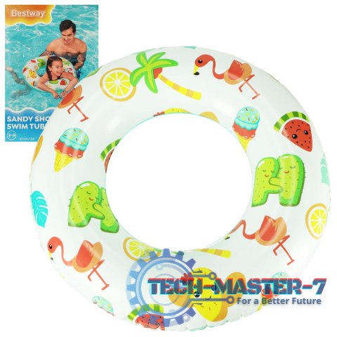 Kółko do pływania dmuchane BESTWAY 36014 flaming 61cm Kółko do pływania dmuchane BESTWAY 36014 flaming 61cm