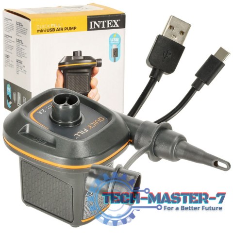 Pompka elektryczna do pompowania basenu 2 końcówki USB-A 5v DC/2A INTEX 66635 Pompka elektryczna do pompowania basenu 2 końcówki USB-A 5v DC/2A INTEX 66635