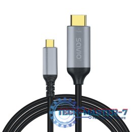 Kabel USB-C do HDMI v2.0b, 3m, miedź CL-184