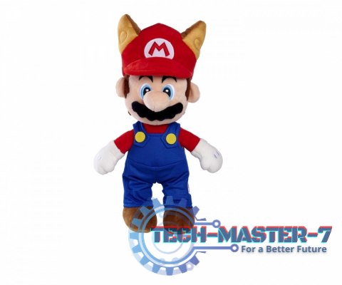 Maskotka Super Mario Raccoon Mario 30 cm