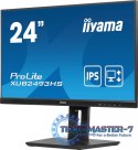 Monitor ProLite 23.8 cala XUB2493HS-B6 A, IPS, HDMI, DP, 2x2W, HAS, 300cd/m2, obrót stopy 120 stopni