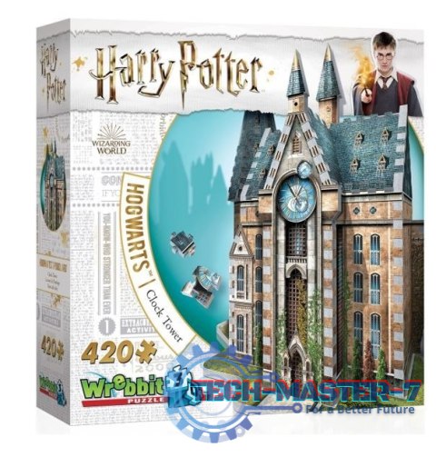 Puzzle 3D 420 elementów Harry Potter Clock Tower