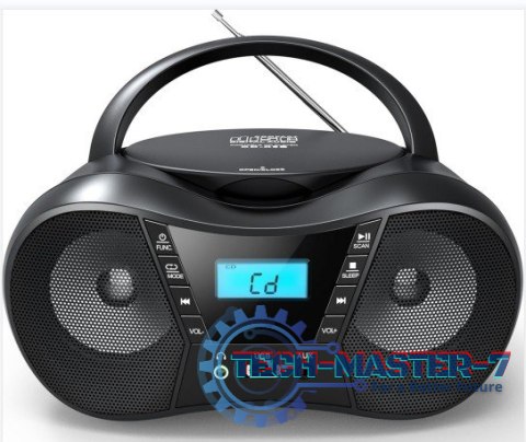 Radioodtwarzacz CD LILA2 USB/BT czarny Radioodtwarzacz CD LILA2 USB/BT czarny