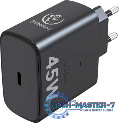 Zasilacz PD45W USB-C uniwersalny do notebooków, smartphonów, tabletów, power banków i innych urządzeń z gniazdem zasilającym USB