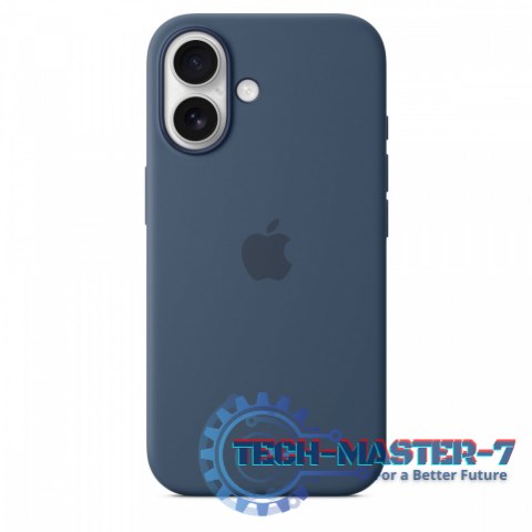 Etui silikonowe z MagSafe do iPhonea 16 - denim Etui silikonowe z MagSafe do iPhonea 16 - denim
