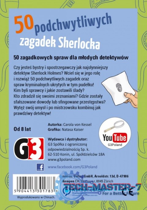 Gra 50 podchwytliwych zagadek Sherlocka Gra 50 podchwytliwych zagadek Sherlocka