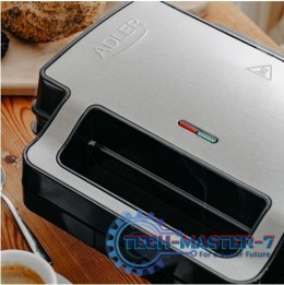 Opiekacz do kanapek 2w1 AD 3073 inox-czarny