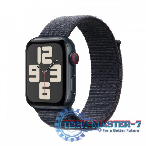 Watch SE GPS + Cellular, koperta 44 mm z aluminium w kolorze północy z opaską sportową w kolorze atramentowym Watch SE GPS + Cellular, koperta 44 mm z aluminium w kolorze północy z opaską sportową w kolorze atramentowym
