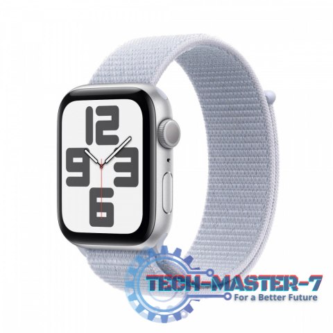 Watch SE GPS, koperta 44 mm z aluminium w kolorze srebrnym z opaską sportową w kolorze błękitnego obłoku Watch SE GPS, koperta 44 mm z aluminium w kolorze srebrnym z opaską sportową w kolorze błękitnego obłoku