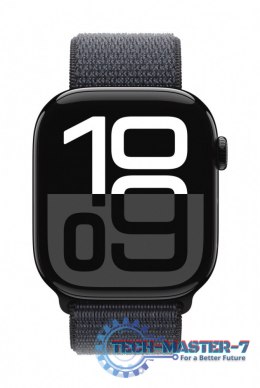 Watch Series 10 GPS + Cellular, koperta 46 mm z aluminium w kolorze onyksu z opaską sportową w kolorze atramentowym