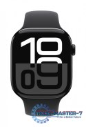 Watch Series 10 GPS + Cellular, koperta 46 mm z aluminium w kolorze onyksu z paskiem sportowym w kolorze czarnym - rozmiar M/L