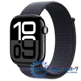 Watch Series 10 GPS, koperta 46 mm z aluminium w kolorze onyksu z opaską sportową w kolorze atramentowym